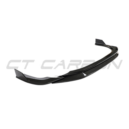 AUDI RS3 8Y 2022-2024 CARBON FIBRE SPLITTER - CT DESIGN-Splitter-CT CARBON-CT Carbon - High-quality carbon fiber and gloss black aerodynamic parts for premium sports and luxury vehicles.