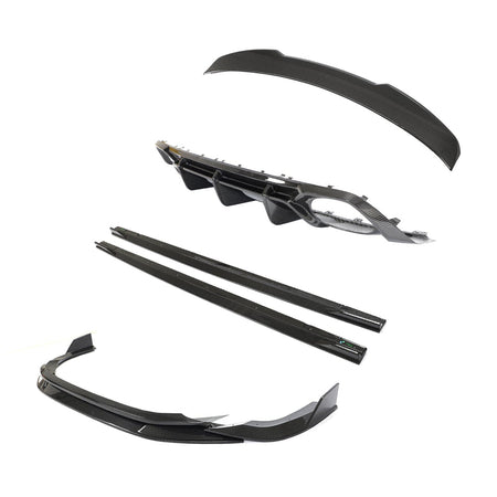 AUDI RS3 8Y 2022-2024 SALOON FULL CARBON FIBRE KIT - CT DESIGN V2-Kit-CT CARBON-CT Carbon - High-quality carbon fiber and gloss black aerodynamic parts for premium sports and luxury vehicles.