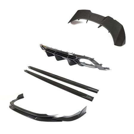AUDI RS3 8Y 2022-2024 SPORTBACK FULL CARBON FIBRE KIT - CT DESIGN V2-Kit-CT CARBON-CT Carbon - High-quality carbon fiber and gloss black aerodynamic parts for premium sports and luxury vehicles.