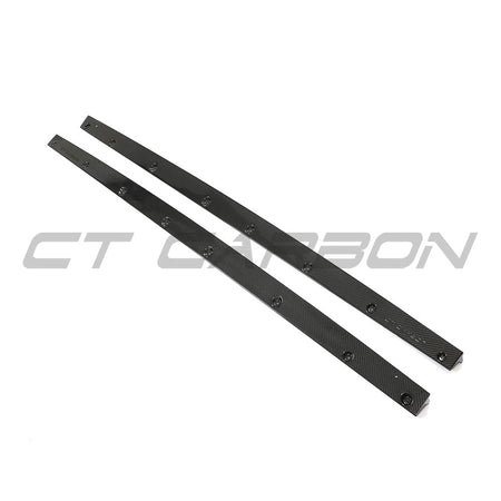 AUDI RS3 8Y 2022+ CARBON FIBRE SIDE SKIRTS - CT DESIGN-Side Skirts-CT CARBON-CT Carbon - High-quality carbon fiber and gloss black aerodynamic parts for premium sports and luxury vehicles.