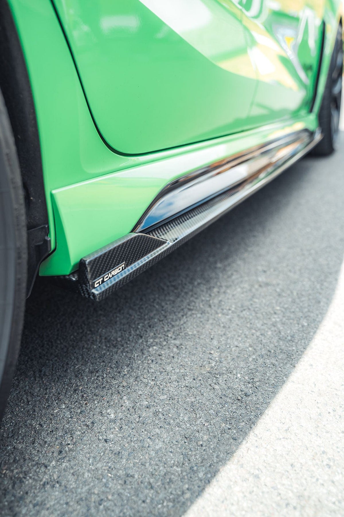 CT CARBON SPLITTER AUDI RS3 8Y CARBON FIBRE SIDE SKIRTS - CT DESIGN