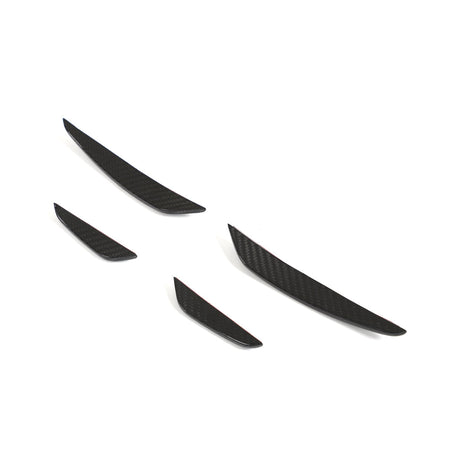 AUDI RS3 8Y 2025+ CARBON FIBRE FRONT BUMPER CANARDS - CT DESIGN