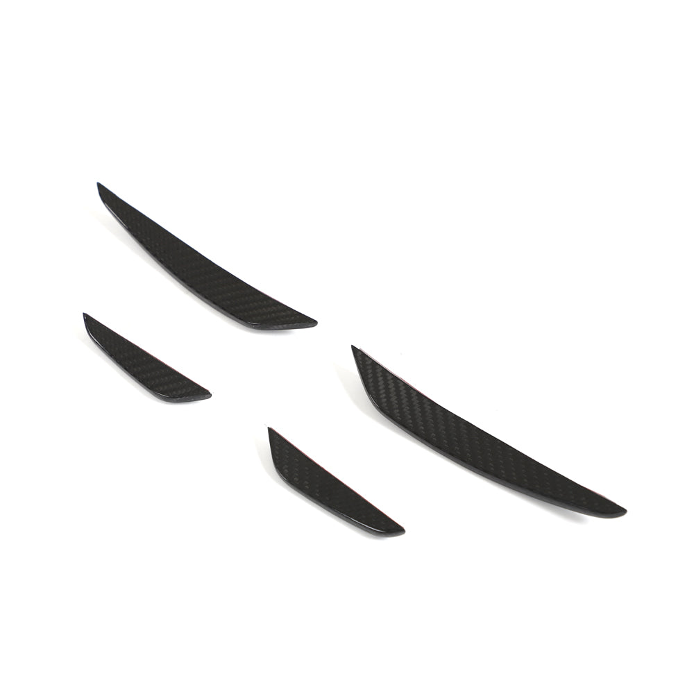 AUDI RS3 8Y 2025+ CARBON FIBRE FRONT BUMPER CANARDS - CT DESIGN