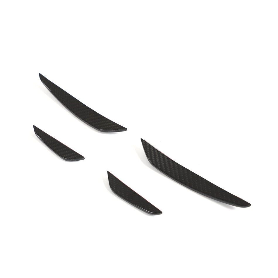 AUDI RS3 8Y 2025+ CARBON FIBRE FRONT BUMPER CANARDS - CT DESIGN