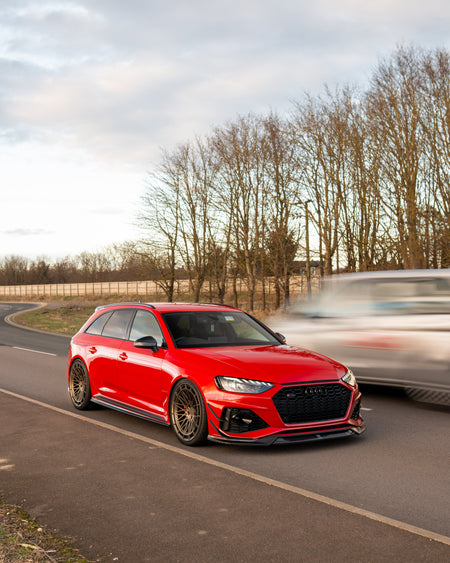 AUDI RS4 B9.5 CARBON FIBRE KIT - CT DESIGN-Kit-CT CARBON-CT Carbon - High-quality carbon fiber and gloss black aerodynamic parts for premium sports and luxury vehicles.