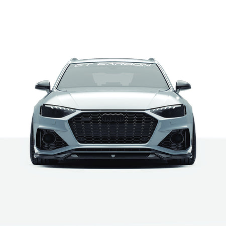 AUDI RS4 B9.5 CARBON FIBRE KIT - CT DESIGN V2-Kit-CT CARBON-CT Carbon - High-quality carbon fiber and gloss black aerodynamic parts for premium sports and luxury vehicles.