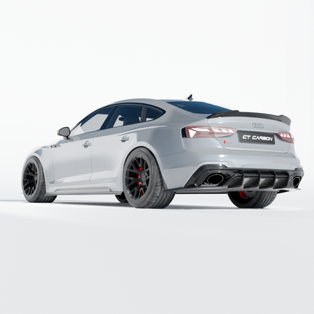 gray rs5 b9.5 carbon fibre diffuser
