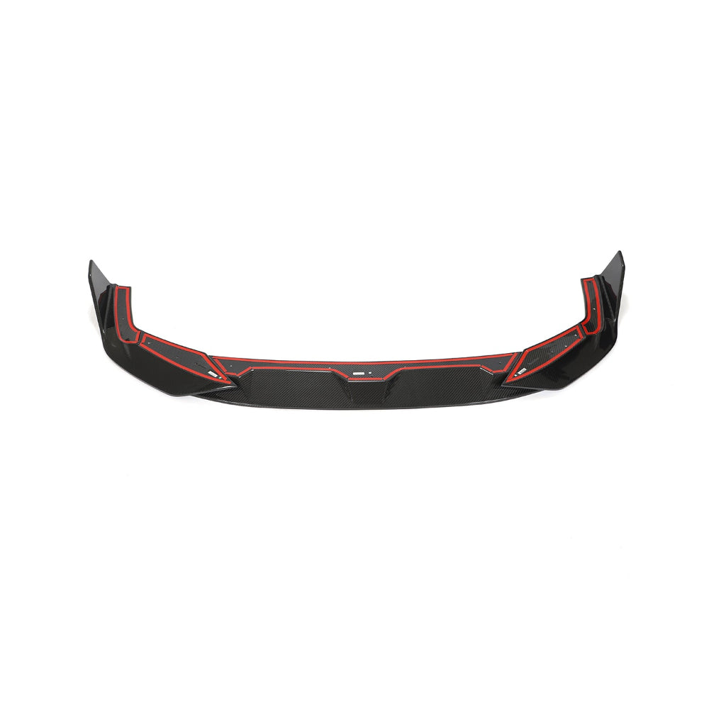 AUDI RS6/RS7 C8 AVANT CARBON FIBRE SPLITTER - CT DESIGN-Splitter-CT CARBON-CT Carbon - High-quality carbon fiber and gloss black aerodynamic parts for premium sports and luxury vehicles.