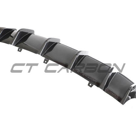AUDI RS6/RS7 C8 CARBON FIBRE DIFFUSER - CT DESIGN-Diffuser-CT CARBON-CT Carbon - High-quality carbon fiber and gloss black aerodynamic parts for premium sports and luxury vehicles.