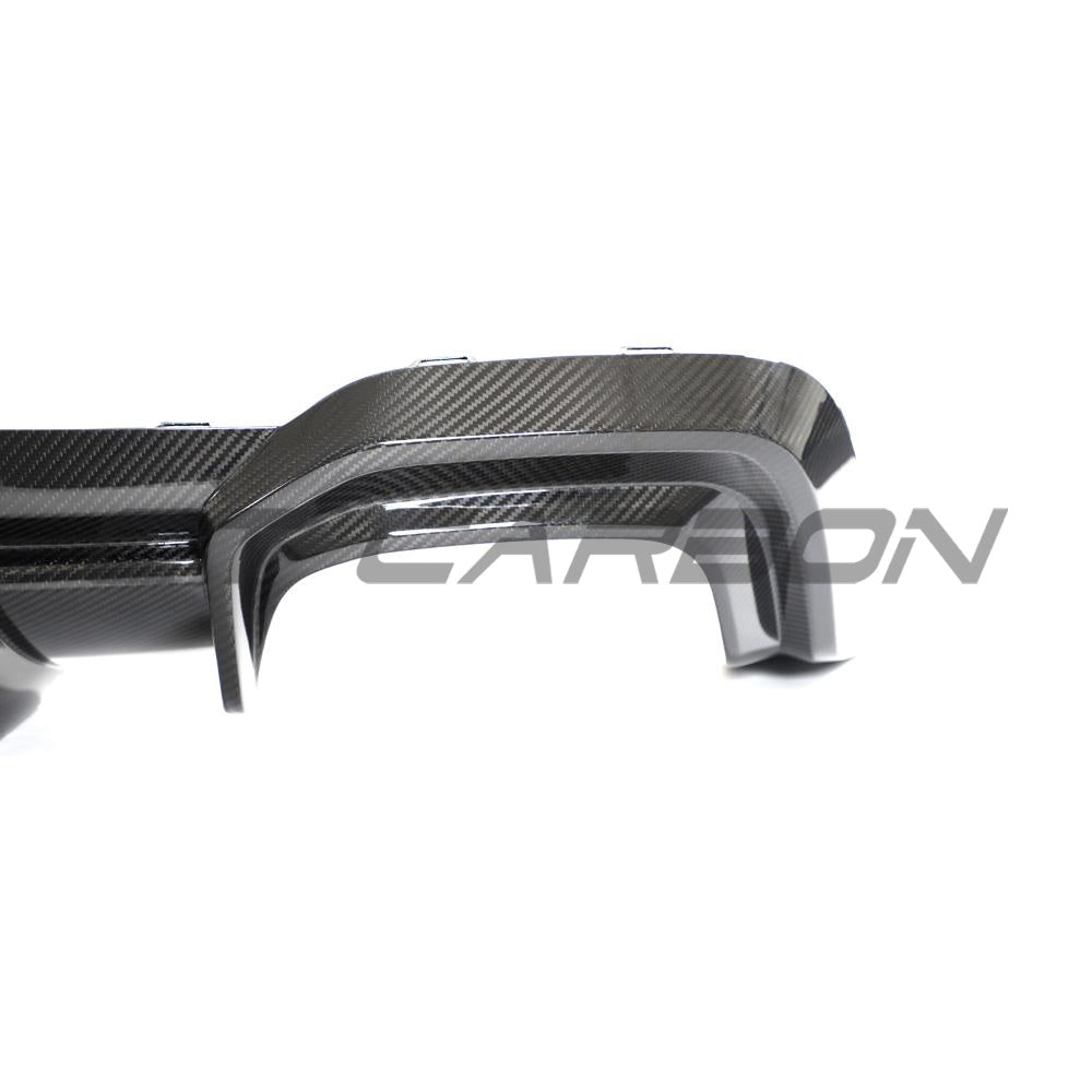 AUDI RS6/RS7 C8 CARBON FIBRE DIFFUSER - CT DESIGN-Diffuser-CT CARBON-CT Carbon - High-quality carbon fiber and gloss black aerodynamic parts for premium sports and luxury vehicles.