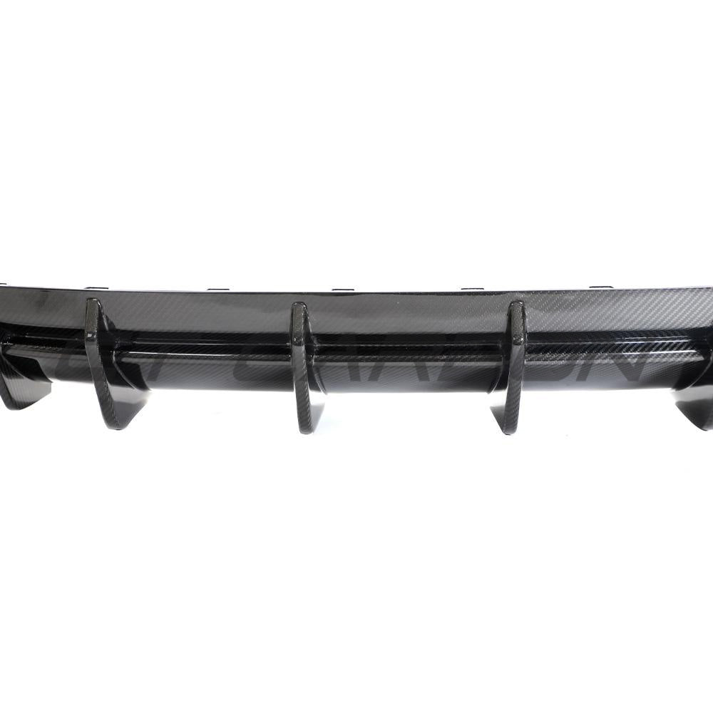 AUDI RS6/RS7 C8 CARBON FIBRE DIFFUSER - CT DESIGN-Diffuser-CT CARBON-CT Carbon - High-quality carbon fiber and gloss black aerodynamic parts for premium sports and luxury vehicles.