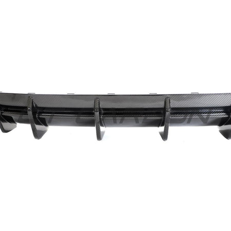 AUDI RS6/RS7 C8 CARBON FIBRE DIFFUSER - CT DESIGN-Diffuser-CT CARBON-CT Carbon - High-quality carbon fiber and gloss black aerodynamic parts for premium sports and luxury vehicles.