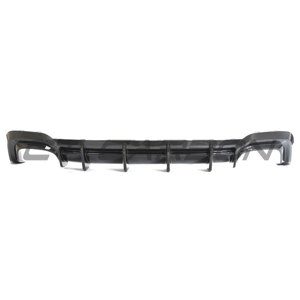 AUDI RS6/RS7 C8 CARBON FIBRE DIFFUSER - CT DESIGN-Diffuser-CT CARBON-CT Carbon - High-quality carbon fiber and gloss black aerodynamic parts for premium sports and luxury vehicles.