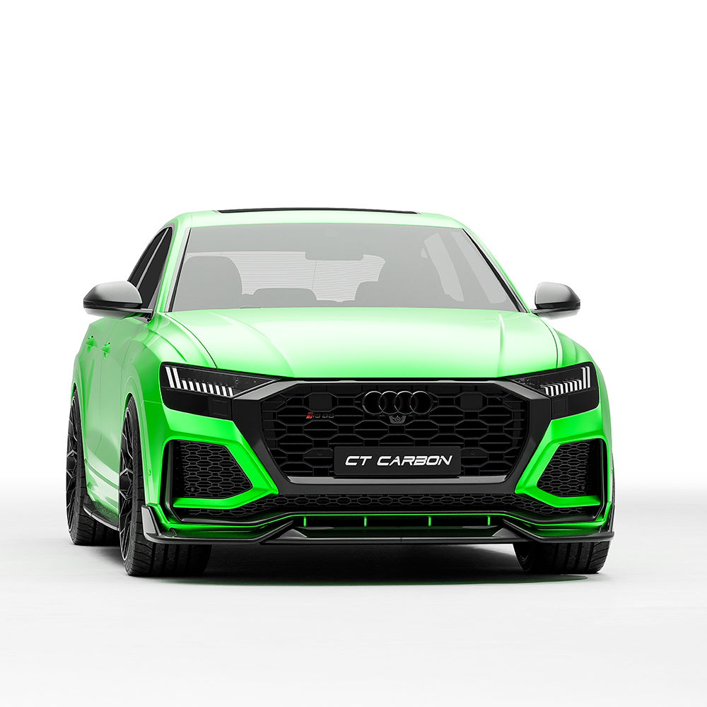 AUDI RSQ8 2020-2025 CARBON FIBRE FULL KIT - CT DESIGN-Kit-CT CARBON-CT Carbon - High-quality carbon fiber and gloss black aerodynamic parts for premium sports and luxury vehicles.