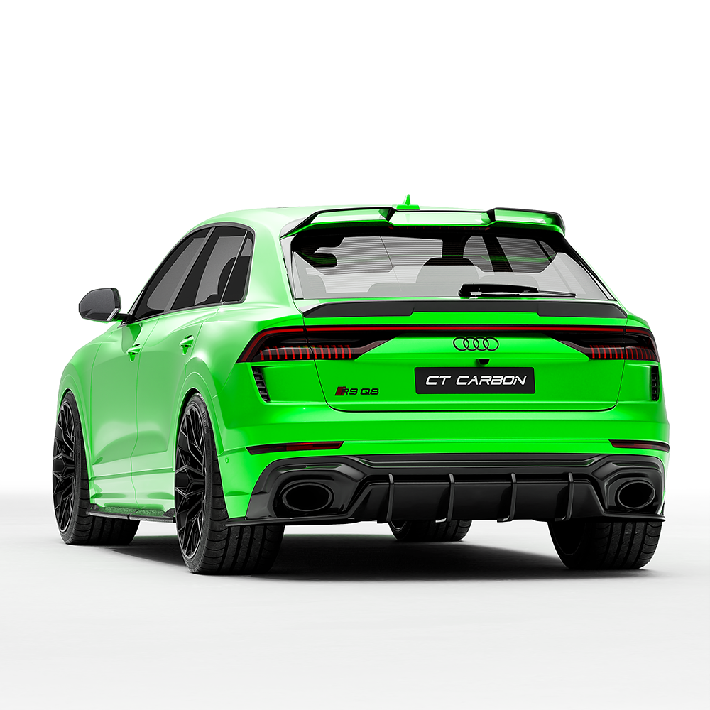 AUDI RSQ8 2020-2025 CARBON FIBRE FULL KIT - CT DESIGN-Kit-CT CARBON-CT Carbon - High-quality carbon fiber and gloss black aerodynamic parts for premium sports and luxury vehicles.