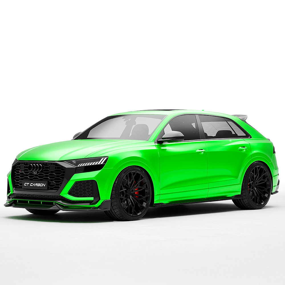 AUDI RSQ8 2020-2025 CARBON FIBRE FULL KIT - CT DESIGN-Kit-CT CARBON-CT Carbon - High-quality carbon fiber and gloss black aerodynamic parts for premium sports and luxury vehicles.