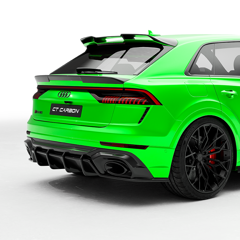 AUDI RSQ8 2020-2025 CARBON FIBRE FULL KIT - CT DESIGN-Kit-CT CARBON-CT Carbon - High-quality carbon fiber and gloss black aerodynamic parts for premium sports and luxury vehicles.