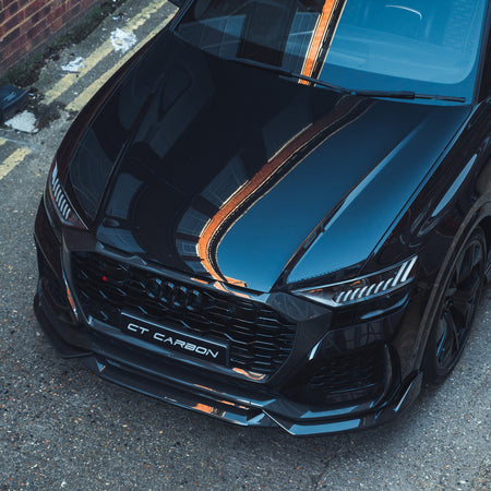 AUDI RSQ8 2020-2025 CARBON FIBRE FULL KIT - CT DESIGN-Kit-CT CARBON-CT Carbon - High-quality carbon fiber and gloss black aerodynamic parts for premium sports and luxury vehicles.