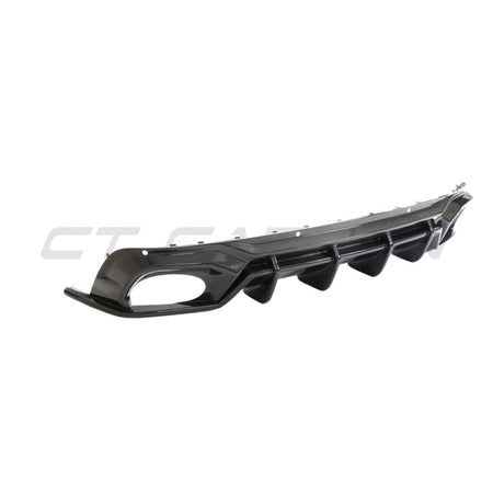 AUDI RSQ8 2020+ CARBON FIBRE DIFFUSER - CT DESIGN-Diffuser-CT CARBON-CT Carbon - High-quality carbon fiber and gloss black aerodynamic parts for premium sports and luxury vehicles.