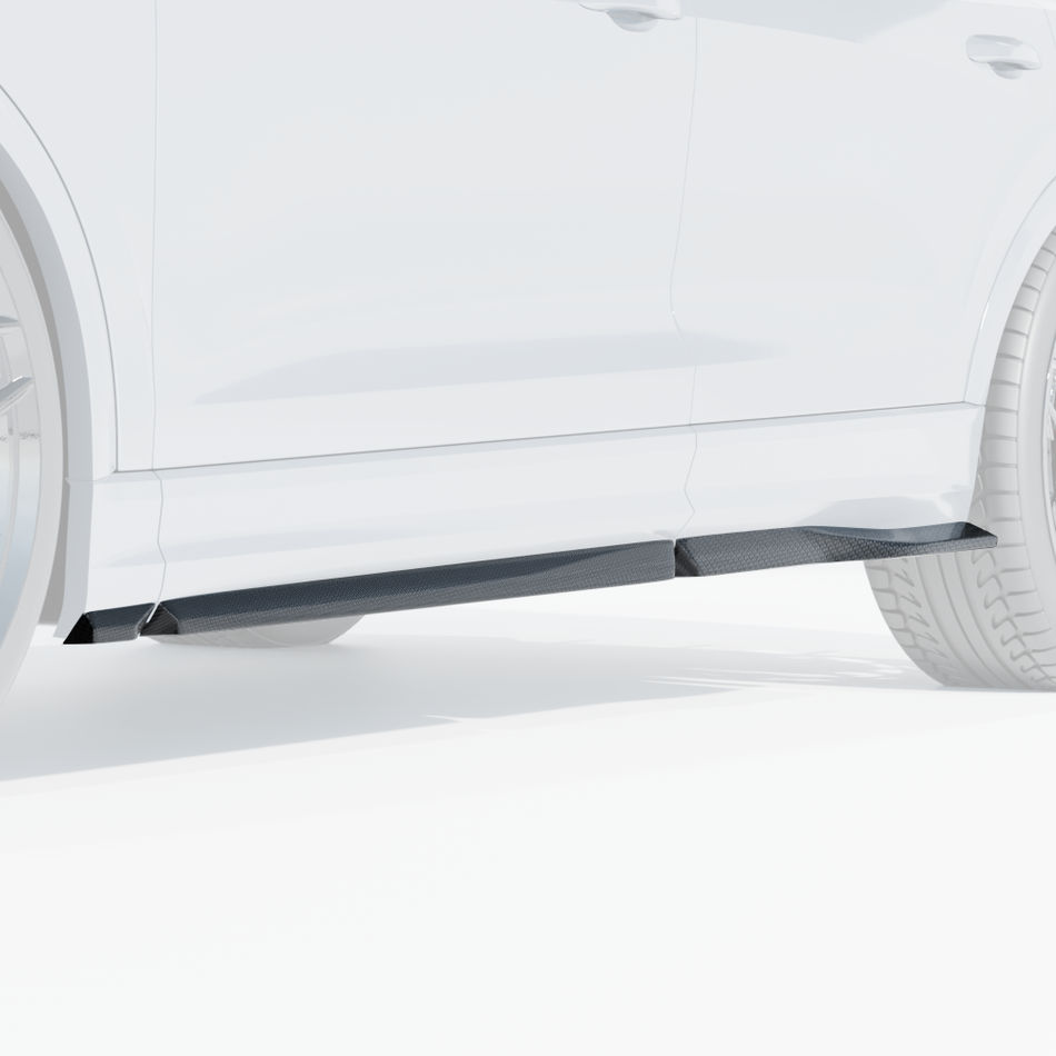 audi rsq8 carbon fibre side skirt