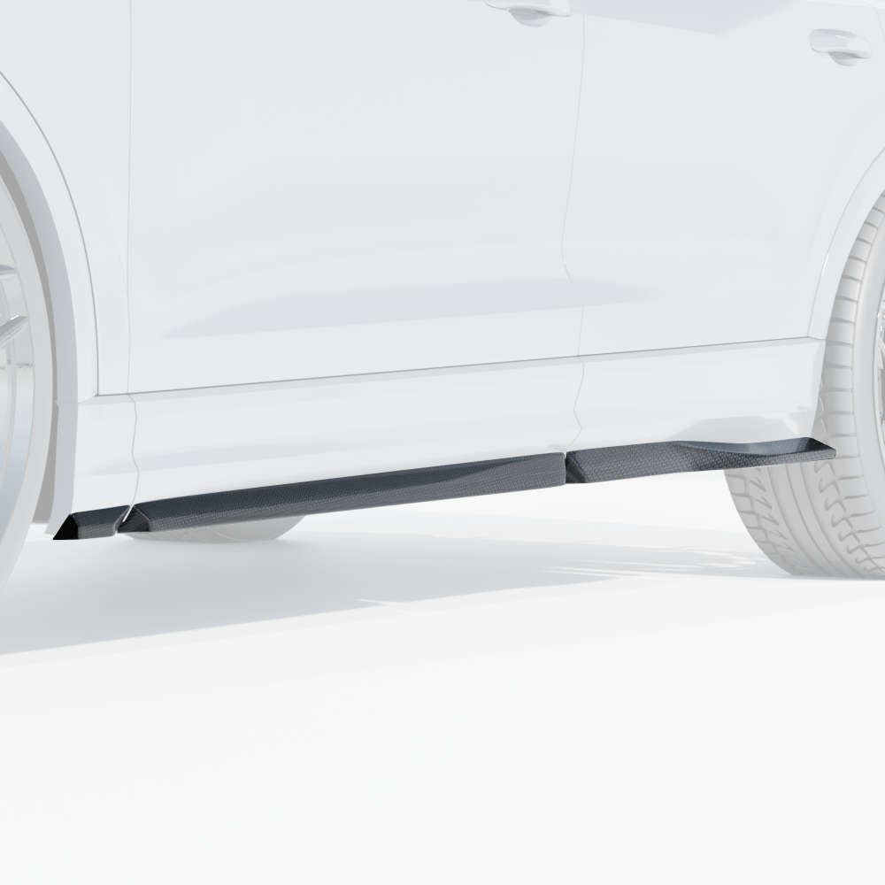 audi rsq8 carbon fibre side skirt