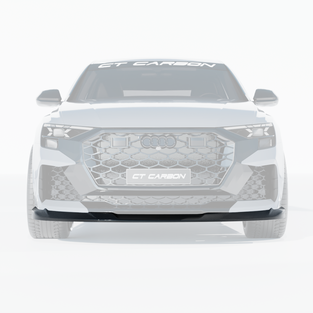 audi rsq8 facelift carbon fibre splitter