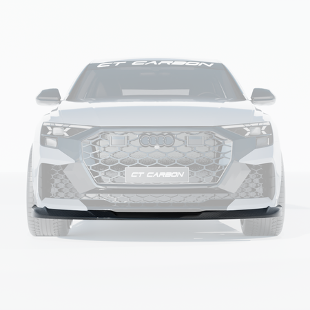 audi rsq8 facelift carbon fibre splitter