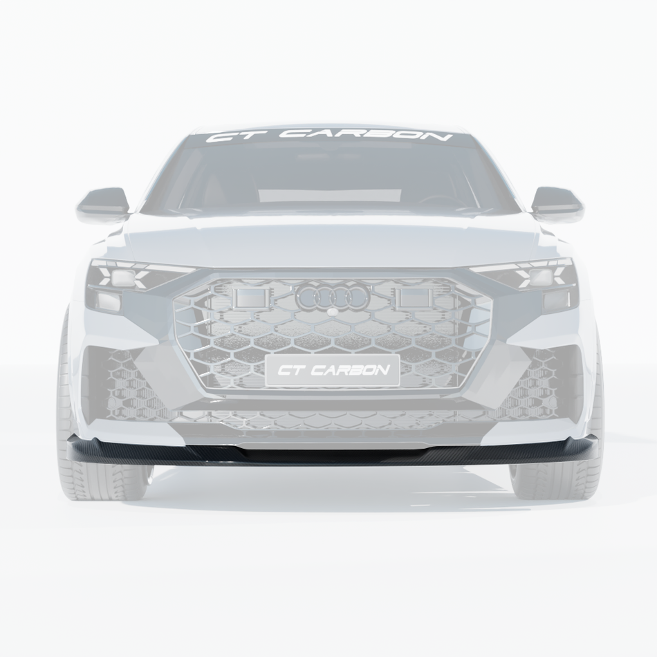 audi rsq8 facelift carbon fibre splitter