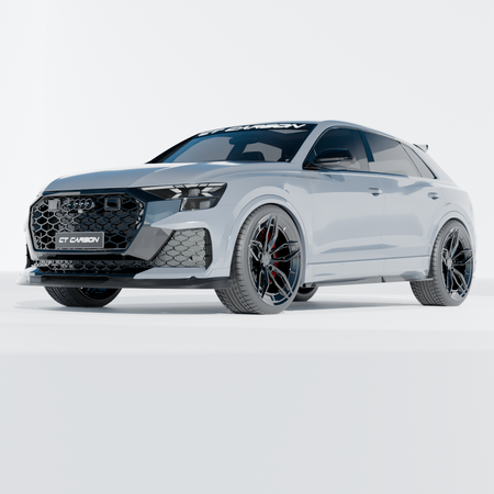 audi rsq8 facelift carbon fibre splitter