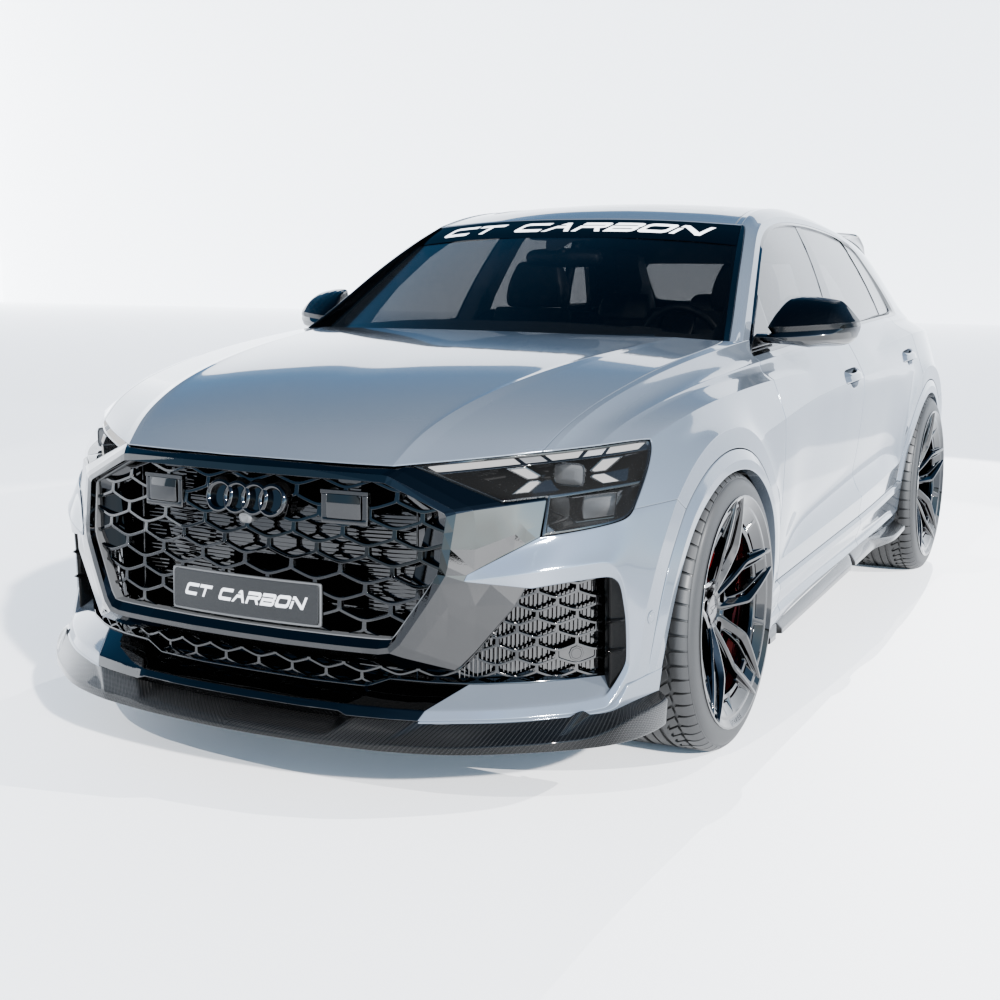 audi rsq8 ct carbon carbon fibre splitter