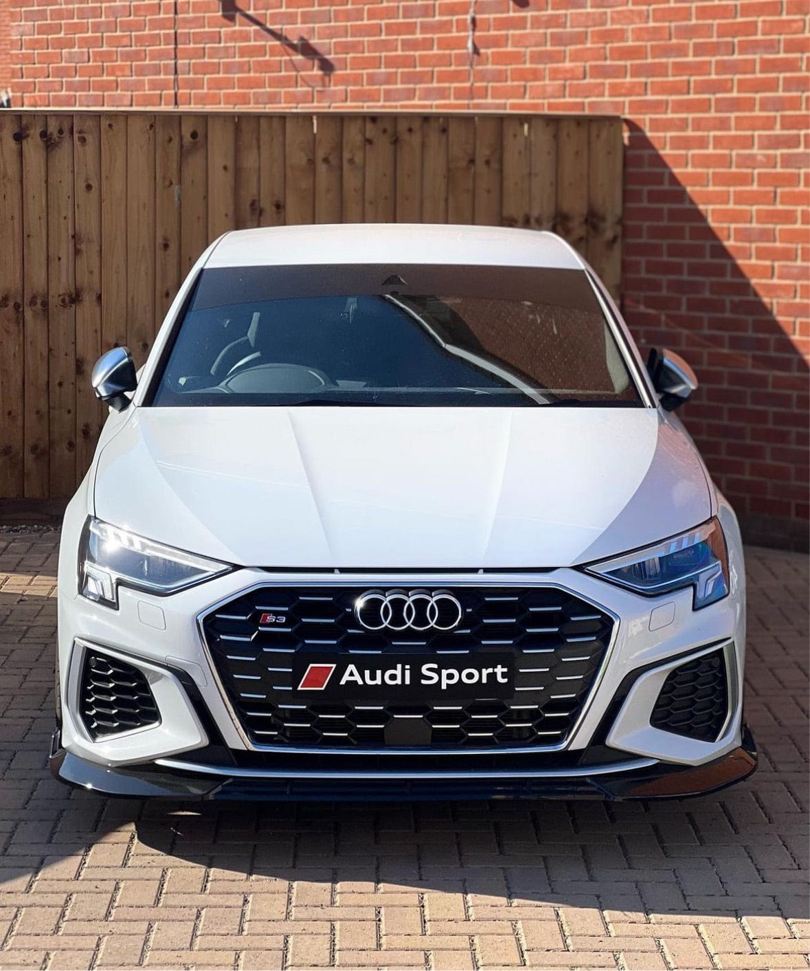 BLAK BY CT Splitter AUDI S3/A3 8Y S-LINE GLOSS BLACK SPLITTER - BLAK BY CT CARBON