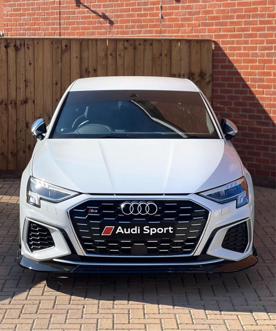 BLAK BY CT Splitter AUDI S3/A3 8Y S-LINE GLOSS BLACK SPLITTER - BLAK BY CT CARBON