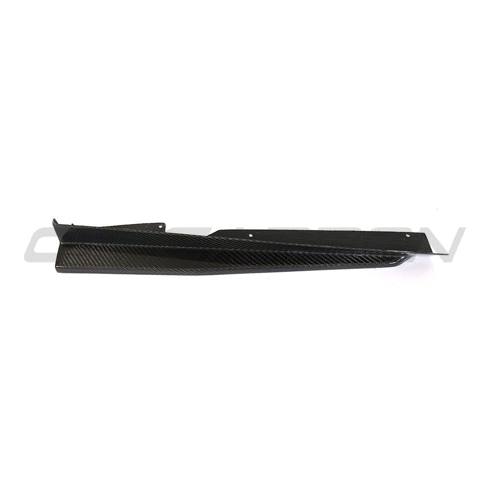 AUDI TTRS QUATTRO MK3 CARBON FIBRE SIDE SKIRTS-Side Skirts-CT CARBON-CT Carbon - High-quality carbon fiber and gloss black aerodynamic parts for premium sports and luxury vehicles.