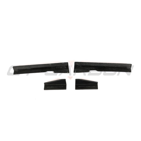 AUDI TTRS QUATTRO MK3 CARBON FIBRE SIDE SKIRTS-Side Skirts-CT CARBON-CT Carbon - High-quality carbon fiber and gloss black aerodynamic parts for premium sports and luxury vehicles.