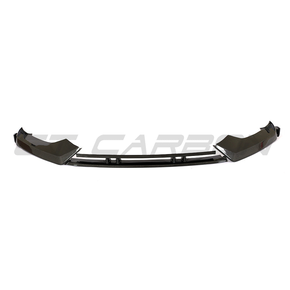 AUDI TTRS QUATTRO MK3 CARBON FIBRE SPLITTER-Spoiler-CT CARBON-CT Carbon - High-quality carbon fiber and gloss black aerodynamic parts for premium sports and luxury vehicles.