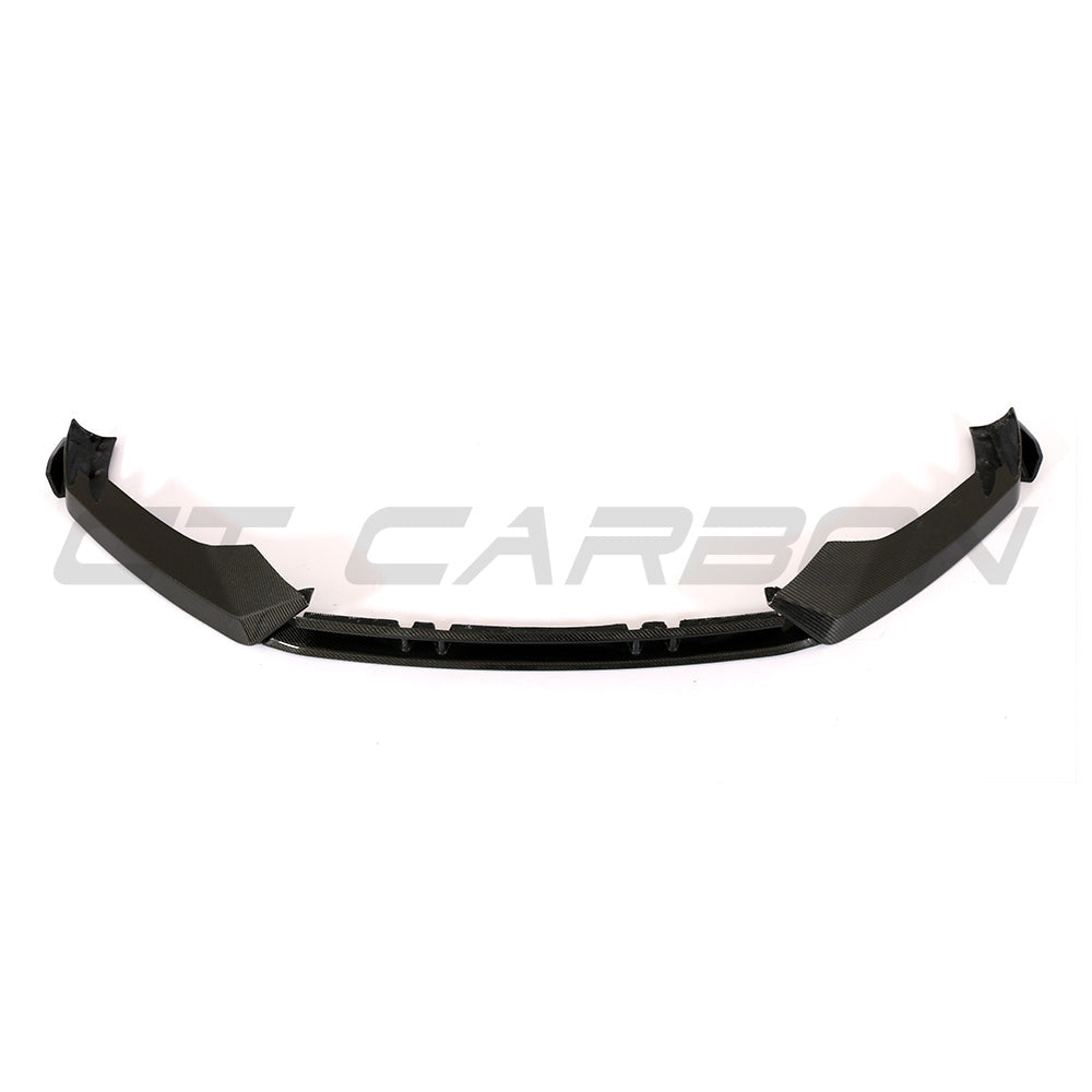 AUDI TTRS QUATTRO MK3 CARBON FIBRE SPLITTER-Spoiler-CT CARBON-CT Carbon - High-quality carbon fiber and gloss black aerodynamic parts for premium sports and luxury vehicles.