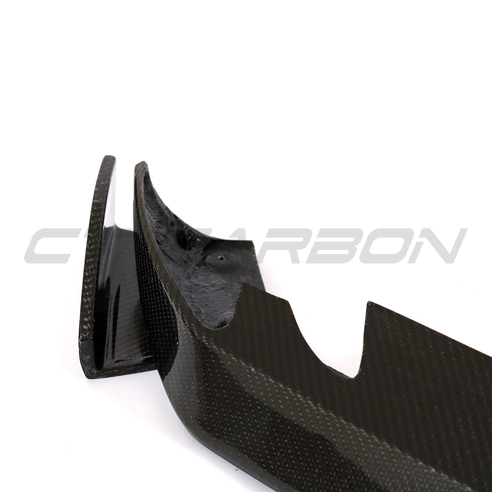 AUDI TTRS QUATTRO MK3 CARBON FIBRE SPLITTER-Spoiler-CT CARBON-CT Carbon - High-quality carbon fiber and gloss black aerodynamic parts for premium sports and luxury vehicles.