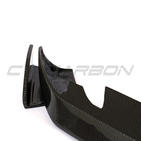 AUDI TTRS QUATTRO MK3 CARBON FIBRE SPLITTER-Spoiler-CT CARBON-CT Carbon - High-quality carbon fiber and gloss black aerodynamic parts for premium sports and luxury vehicles.