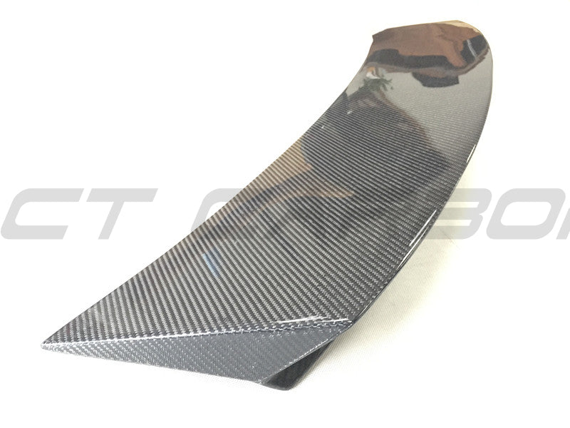 AUDI TT/TTS MK3 CARBON FIBRE SPOILER-Spoiler-CT CARBON-CT Carbon - High-quality carbon fiber and gloss black aerodynamic parts for premium sports and luxury vehicles.