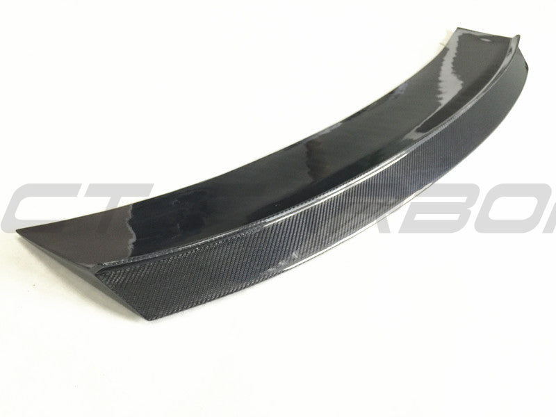 AUDI TT/TTS MK3 CARBON FIBRE SPOILER-Spoiler-CT CARBON-CT Carbon - High-quality carbon fiber and gloss black aerodynamic parts for premium sports and luxury vehicles.