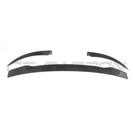 AUDI TT/TTS MK3 CARBON FIBRE SPOILER V2-Spoiler-CT CARBON-CT Carbon - High-quality carbon fiber and gloss black aerodynamic parts for premium sports and luxury vehicles.