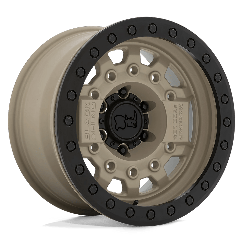 Black Rhino Hard Alloys AVENGER BEADLOCK 17x8.5 ET-30 6x139.7 Desert Sand