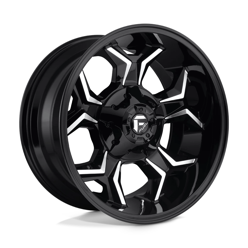 Fuel 1PC D606 AVENGER 20x10 ET-18 8x165.1 Gloss Black Milled