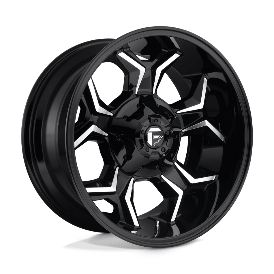 Fuel 1PC D606 AVENGER 20x10 ET-18 8x165.1 Gloss Black Milled