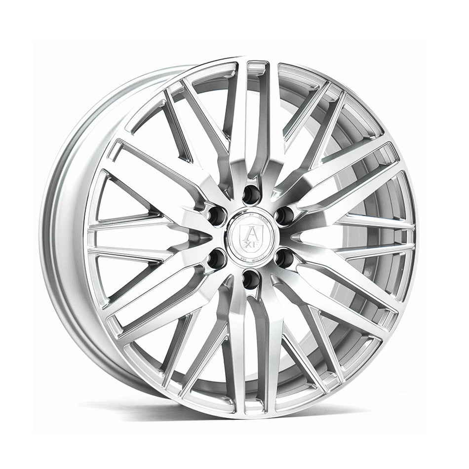 AXE EX30T 19x8 ET45 6x120 Gloss Silver & Polished