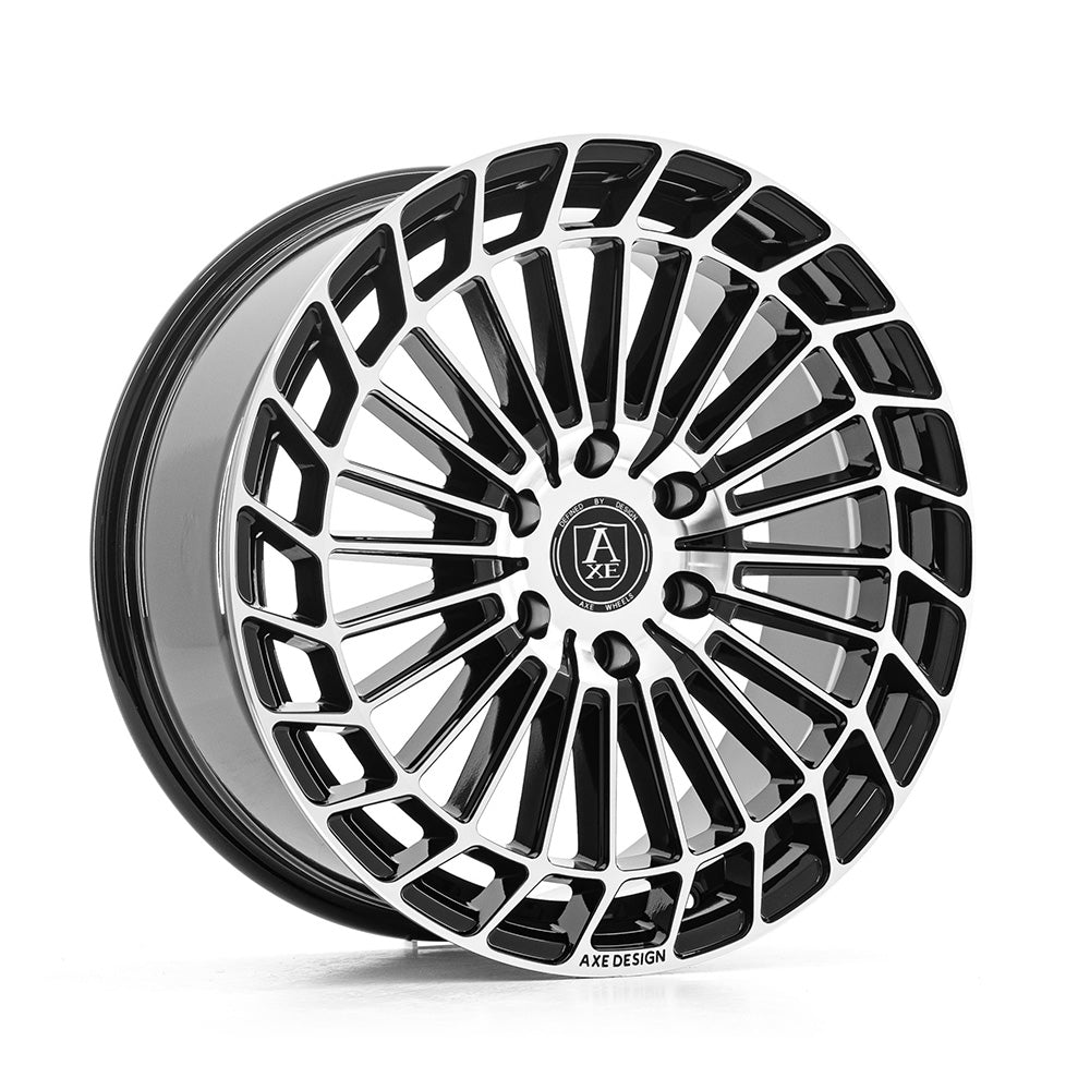 AXE EX45 20x8 ET40 6x120 Gloss Black & Polished