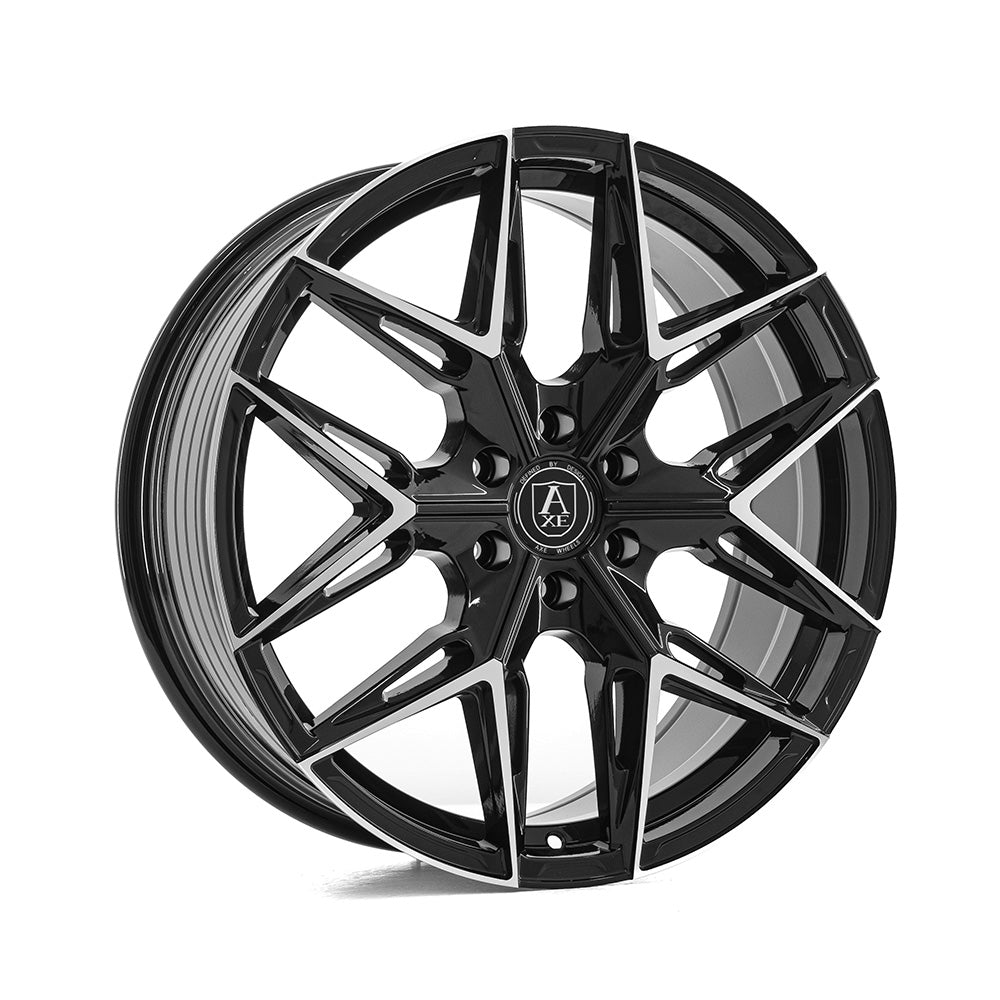 AXE EX47T 20x8 ET40 6x120 Gloss Black & Polished