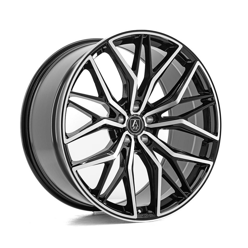 AXE EX55 20x10 ET43 5x120 Gloss Black & Polished