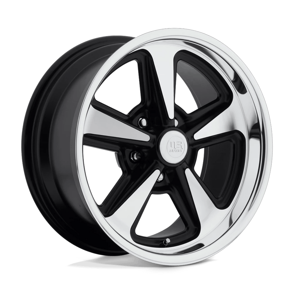 US Mag 1PC U109 BANDIT 18x9 ET8 5x114.3 Matte Black Machined