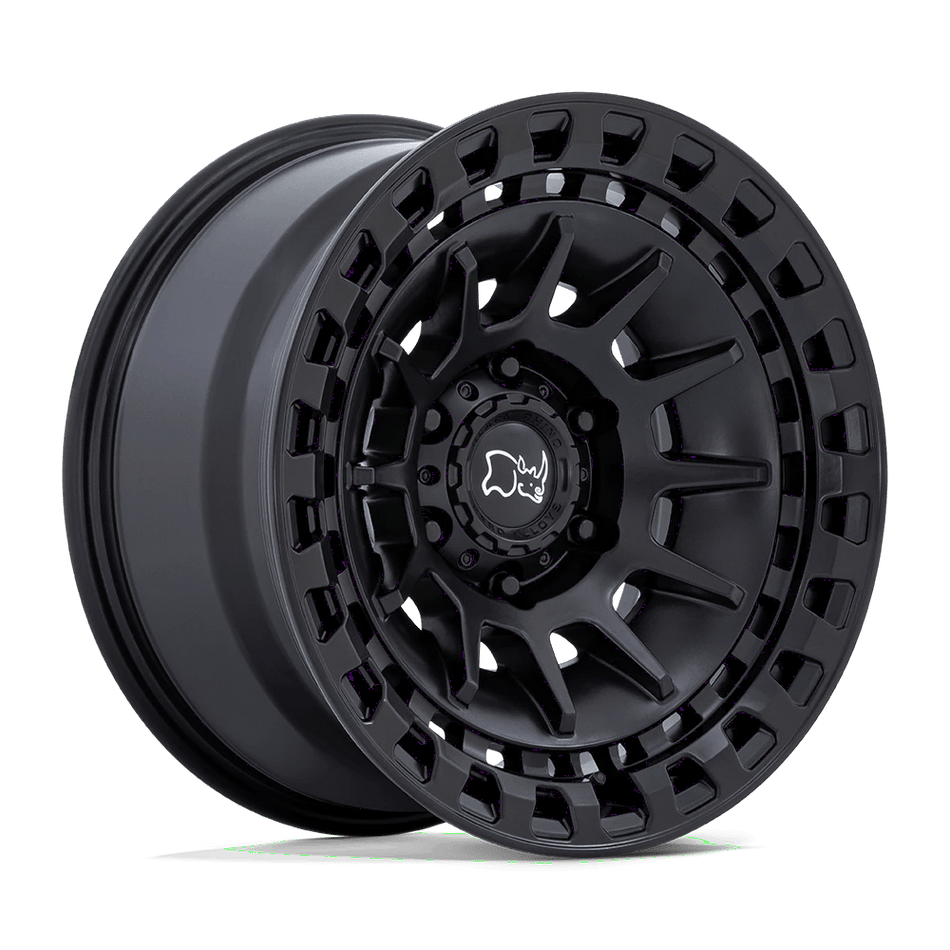 Black Rhino Hard Alloys BARRAGE 17x8.5 ET-10 5x127 Matte Black